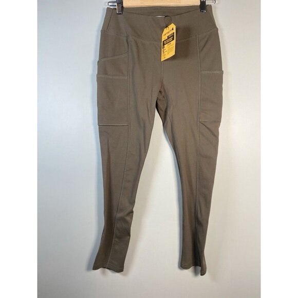 Carhartt Women’s Force Fitted Lightweight Utility Legging Olive Green XS NWT NEW - Picture 3 of 16